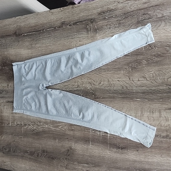 Gymshark Amplify Ombré High Waisted Seamless Leggings Light Gray Ivory White XS - Picture 2 of 12